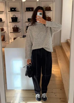 Elasticated Curve Pants></noscript>Ganni Online