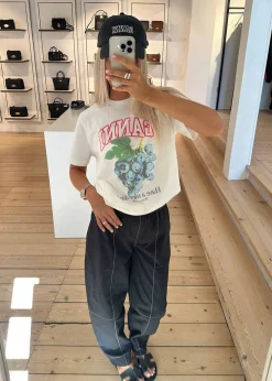 Elasticated Curve Pants></noscript>Ganni Online