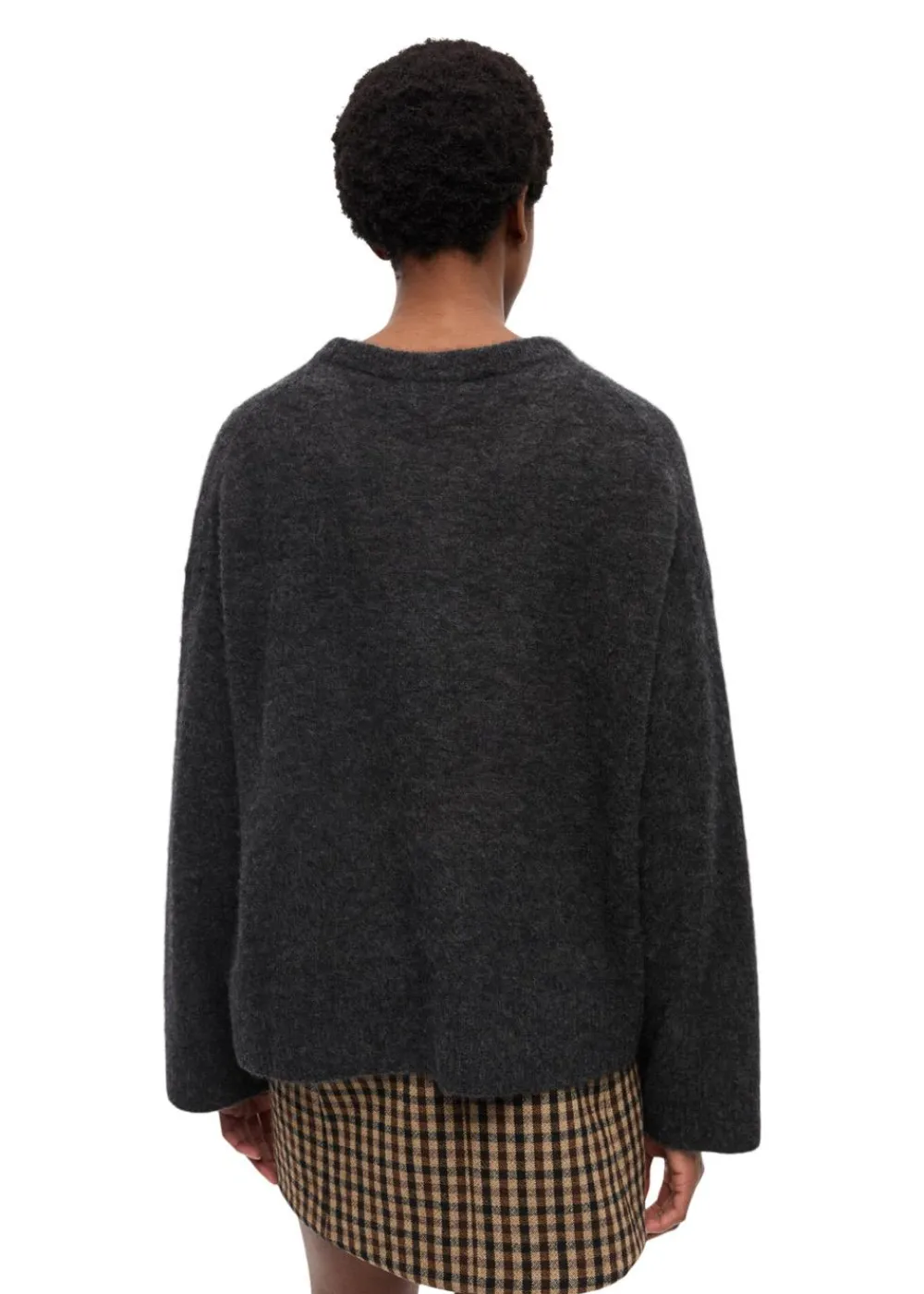 Fine Brushed Alpaca Banana Oversized O-neck>Ganni Clearance