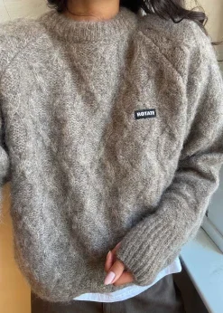 FLUFFY KNIT JUMPER><noscript><img width=