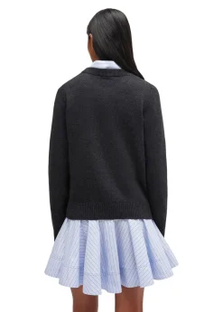 Graphic Wool Mix Puppy Love Crewneck><noscript><img width=