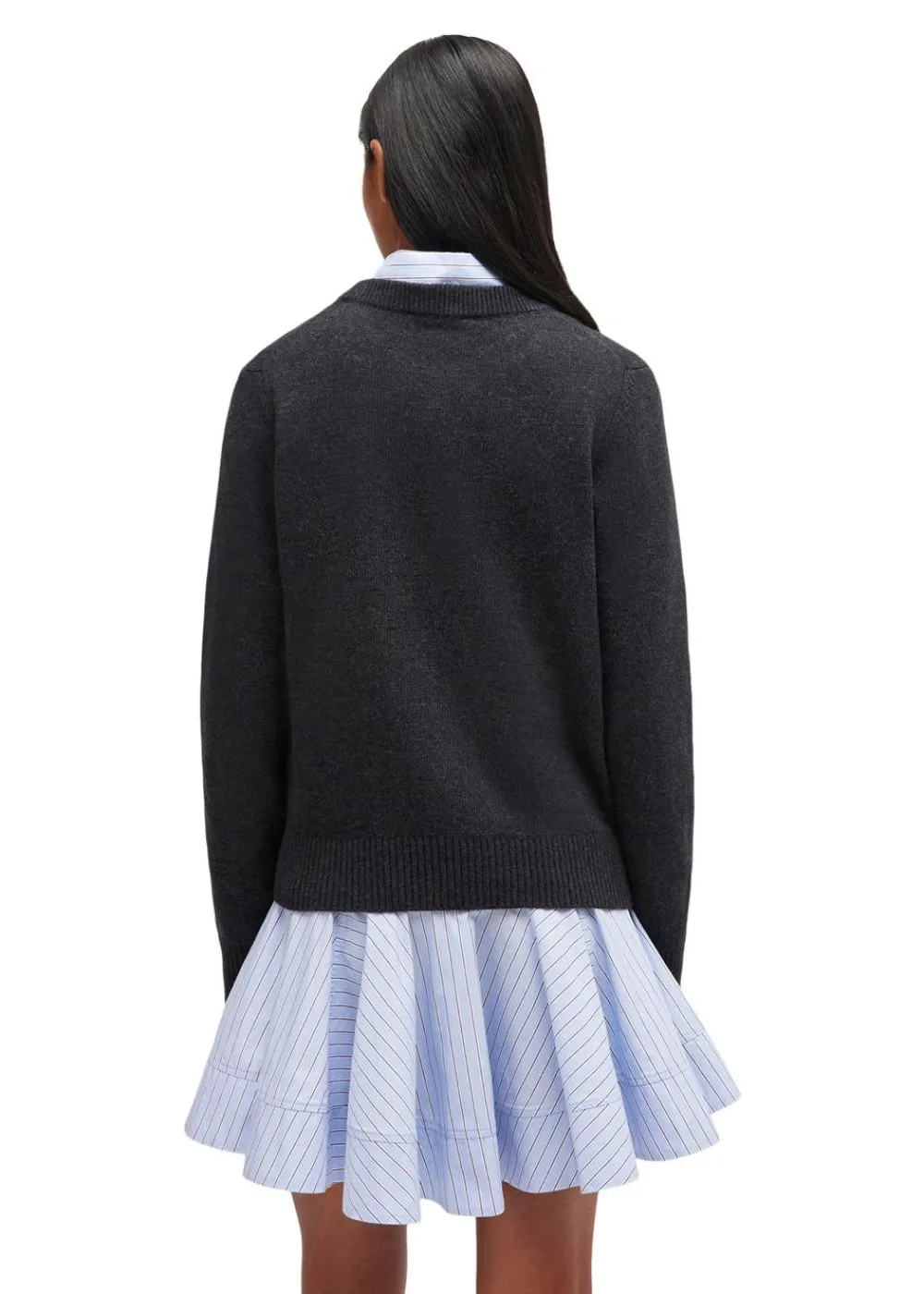 Graphic Wool Mix Puppy Love Crewneck>Ganni Discount