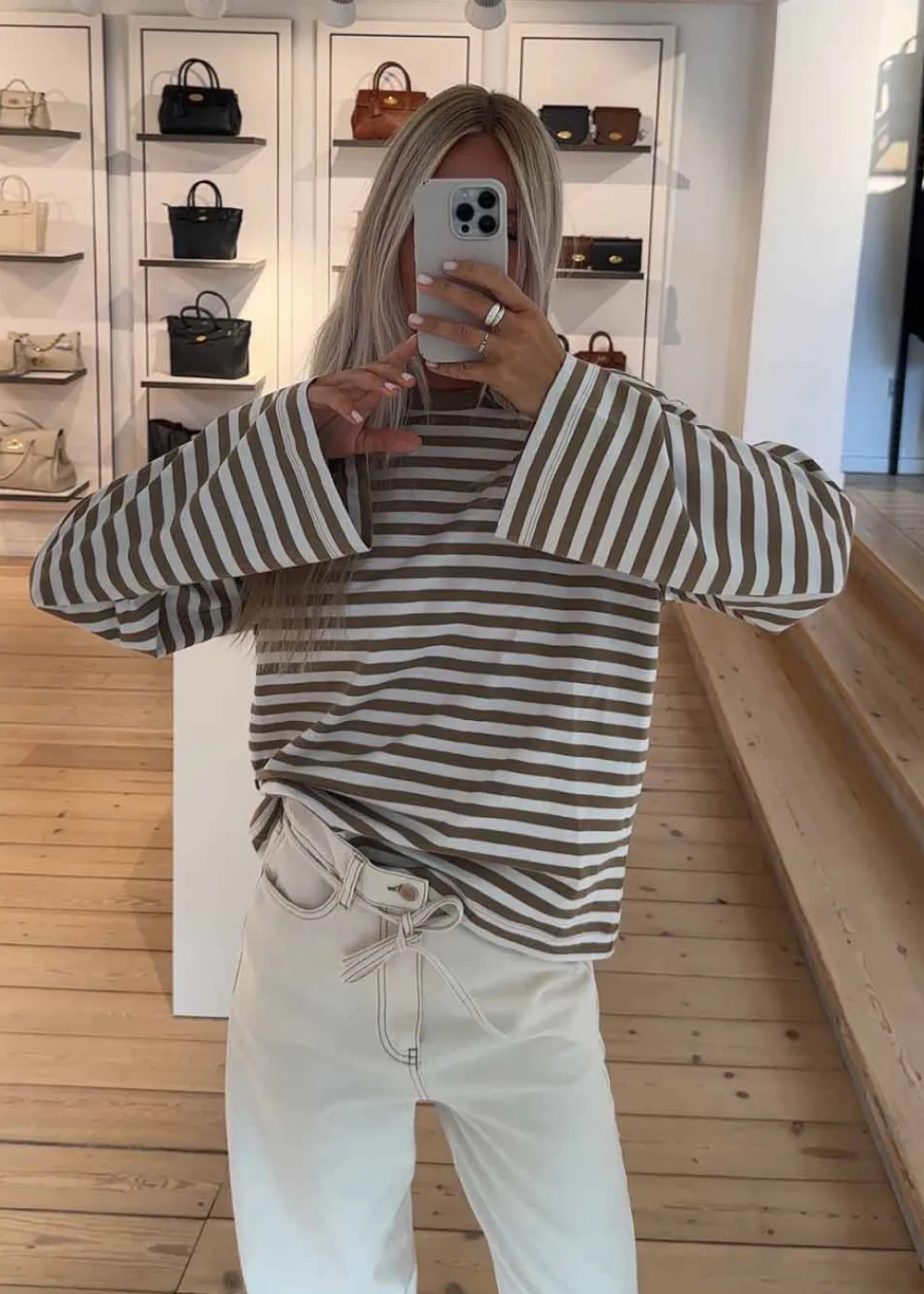 HellenMD LS stripe t-shirt>Modström Hot