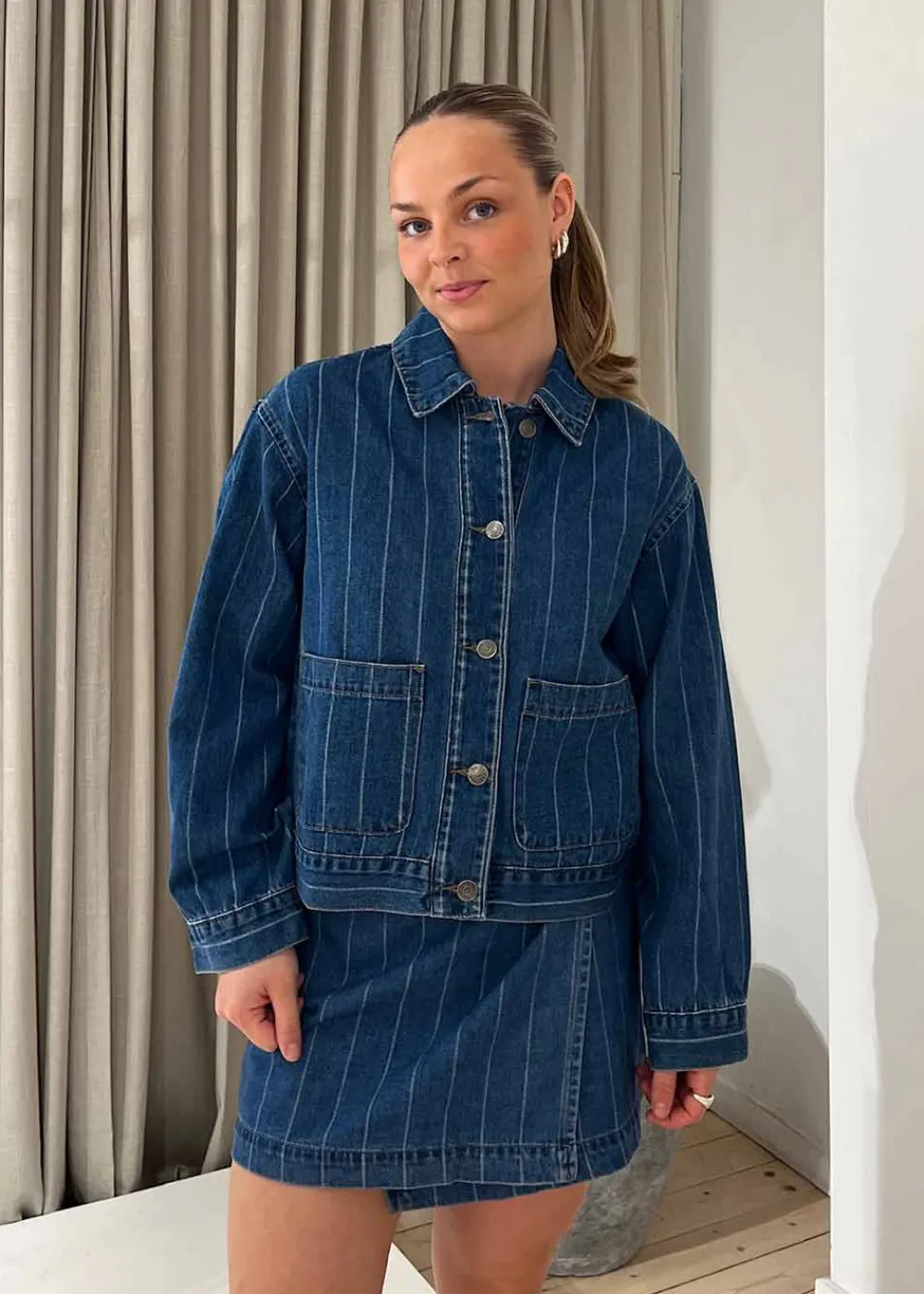 Isoldemd jacquard skirt>Modström Sale