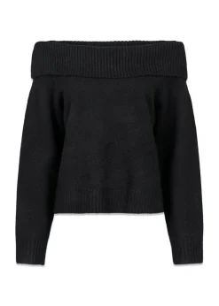 Jane Knit Blouse>Neo Noir Hot