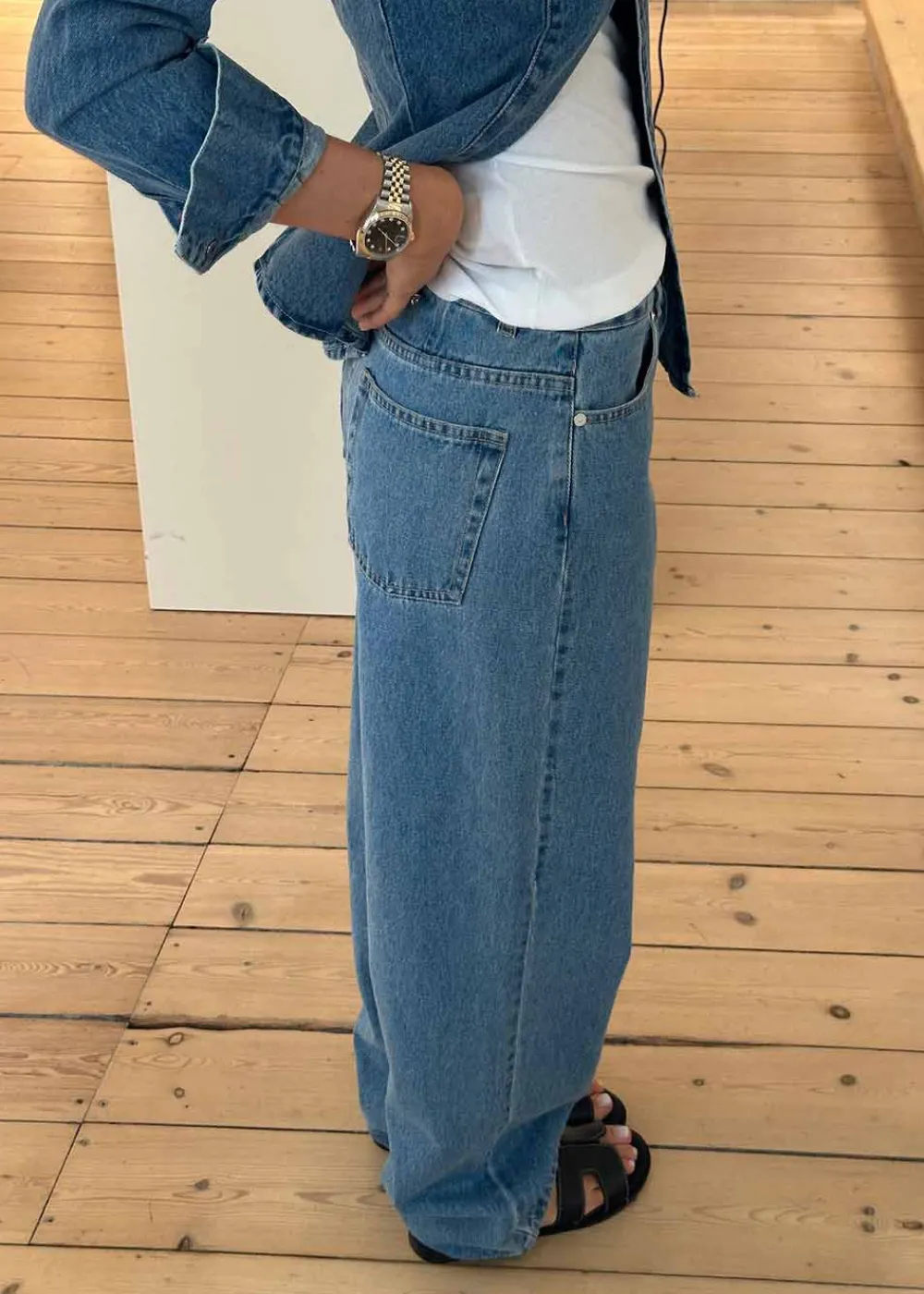 Janice Slung Jeans Wash Mid Blue>Ivy Copenhagen Clearance