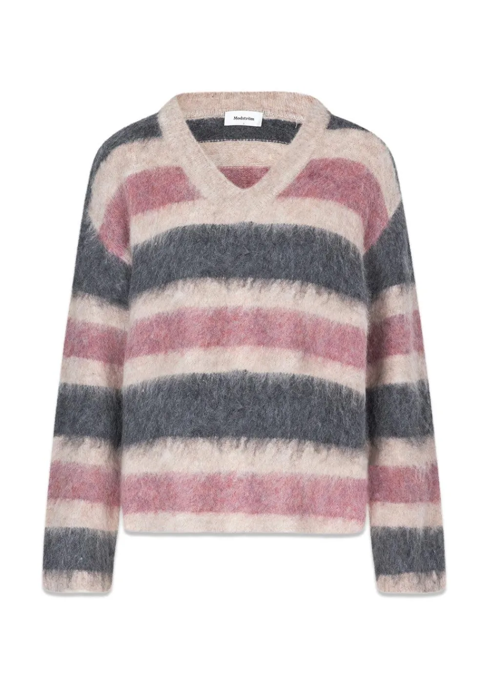 KaneMD stripe v-neck>Modström Online