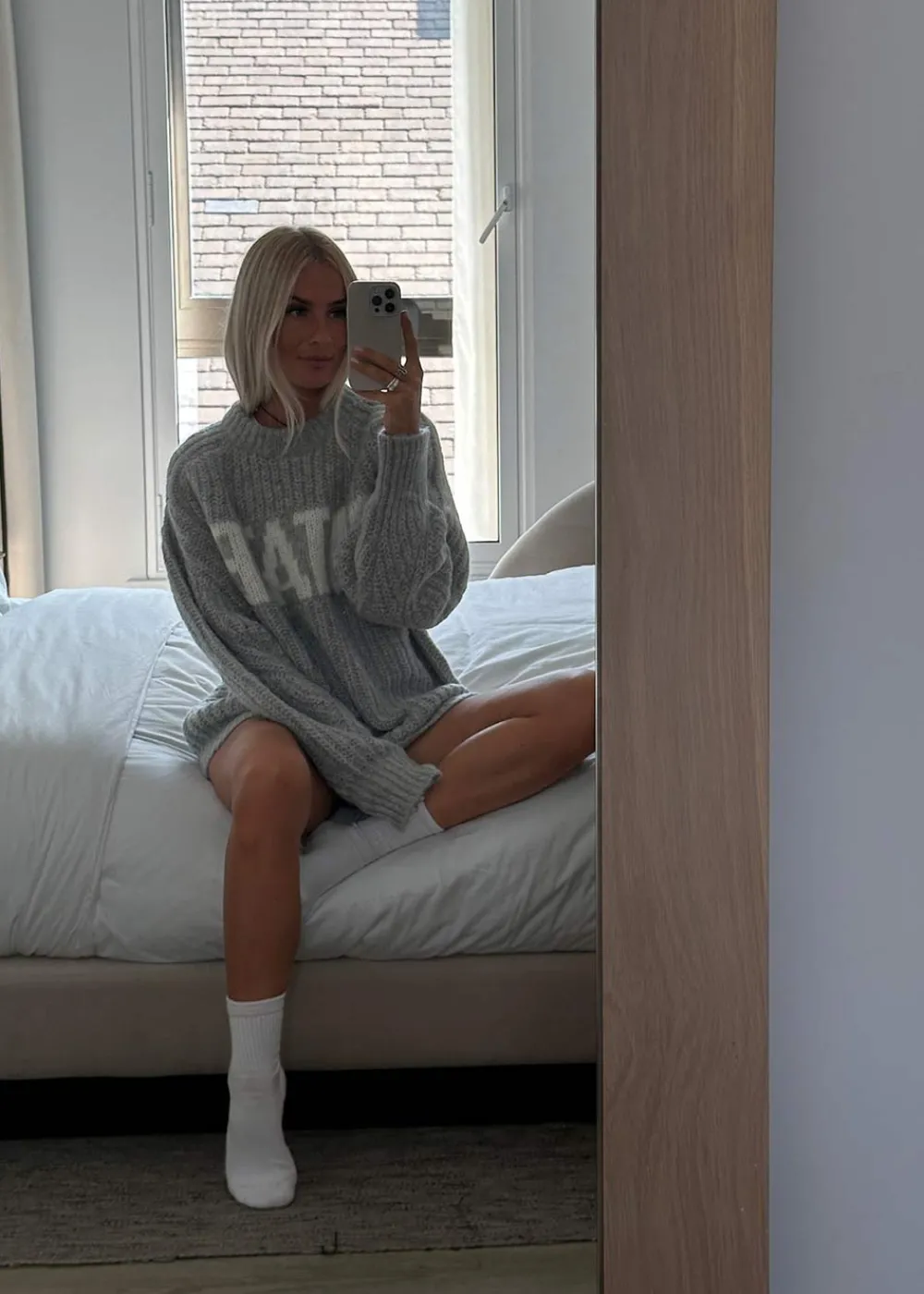 Knitted Logo Sweater>Rotate Clearance