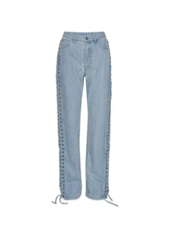 Laced Straight Leg Jeans>Rotate Outlet