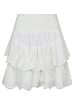 Line Emb Skirt>Neo Noir Best