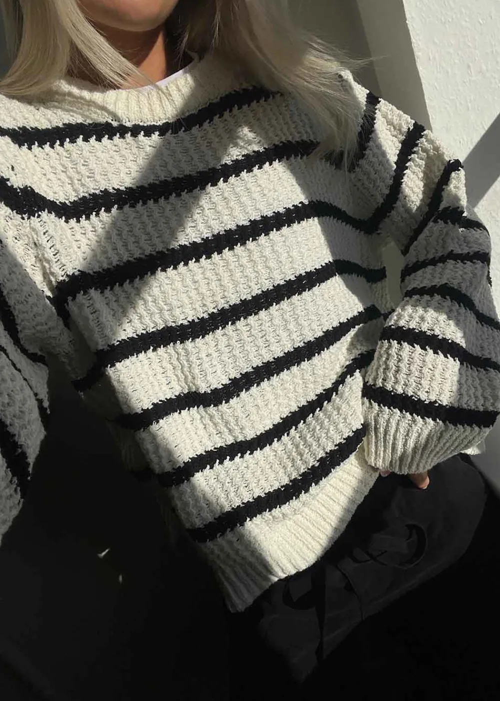 MaddieMD stripe o-neck>Modström Sale