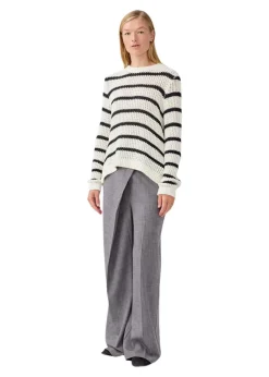 MaddieMD stripe o-neck><noscript><img width=