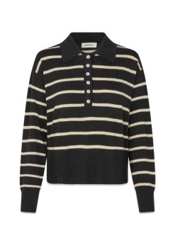 MalvaMD stripe polo>Modström Sale