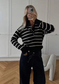 MalvaMD stripe polo>Modström Sale