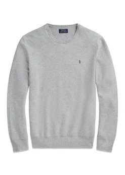 Mesh Knit Cotton Crewneck Sweater>Ralph Lauren Best
