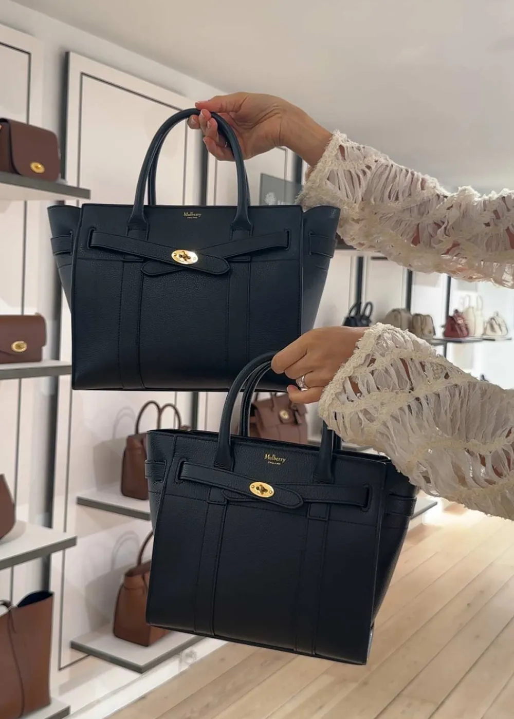 Mini zipped bayswater>Mulberry New