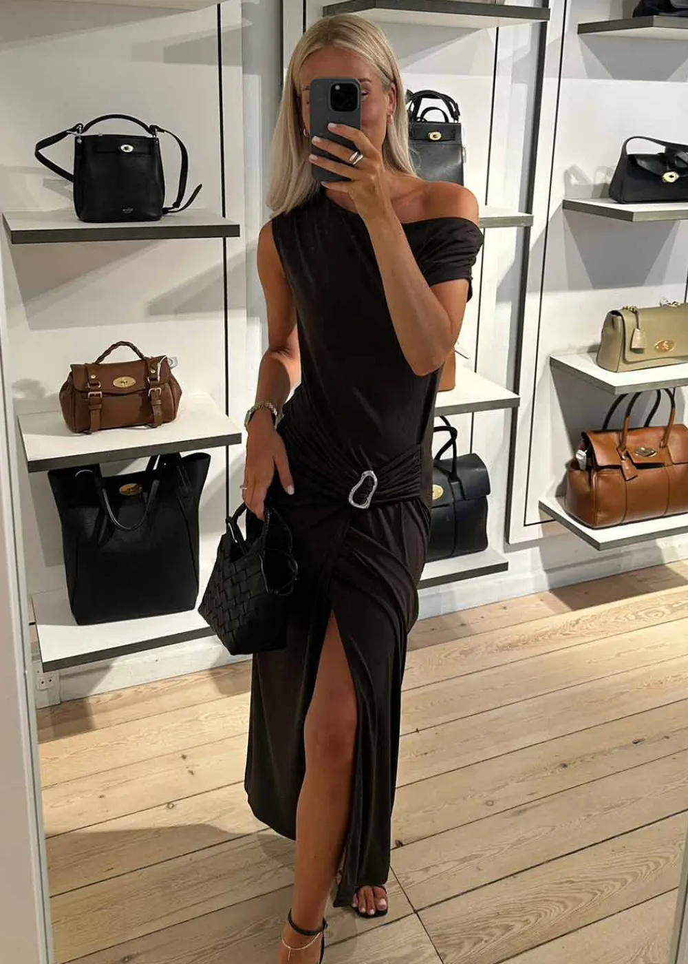 Minja Drapy Dress>Neo Noir New