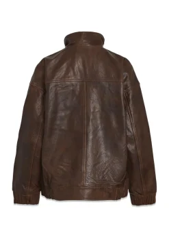 OVERSIZED LEATHER JACKET><noscript><img width=
