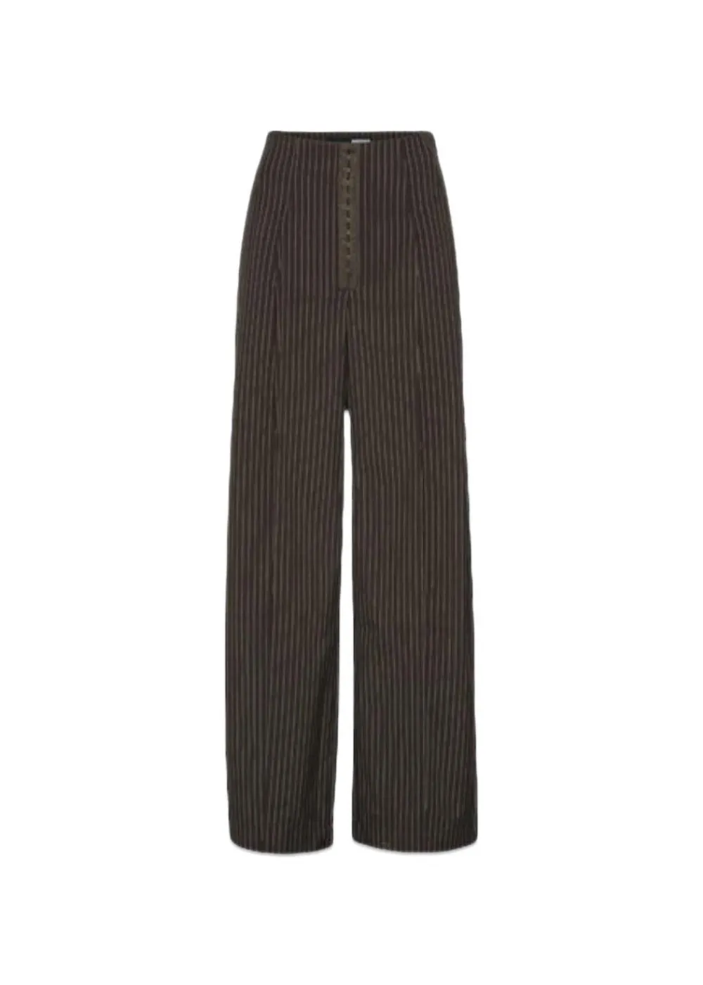 PINSTRIPE WIDE LEG PANTS>Rotate