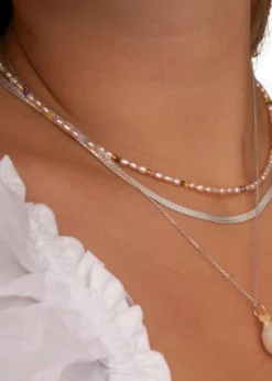 Plain Pendant Chain Short><noscript><img width=