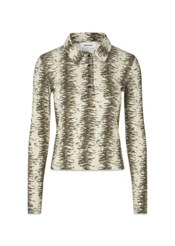 Porsiamd print LS polo>Modström Discount