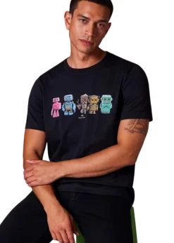 Reg Fit T-Shirt Robots>Paul Smith - PS Discount