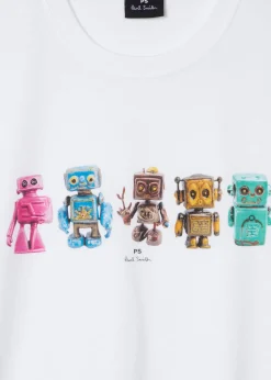 Reg Fit T-Shirt Robots></noscript>Paul Smith - PS Best