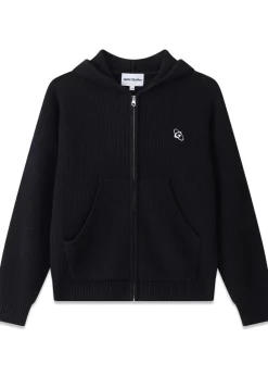 Rib Wool Knit Hoodie>Globe Studios Sale