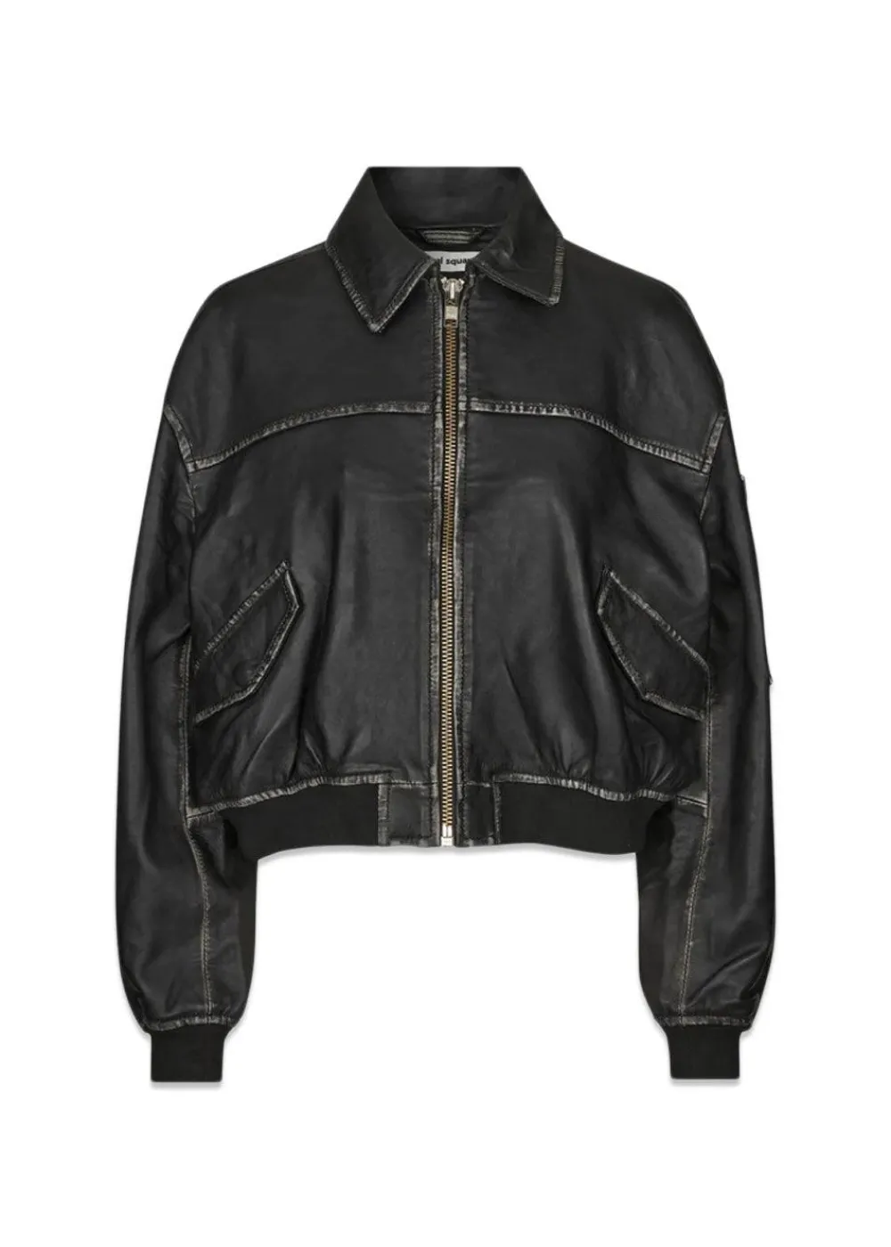 Rocker Leather Bomber>Oval Square Clearance