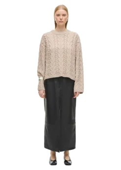 ROUDARLENE LS O-NECK KNIT>ROUGE EDIT Outlet