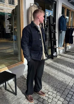 ROWAN DENIM OVERSHIRT>Forét Hot