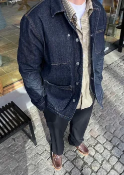 ROWAN DENIM OVERSHIRT><noscript><img width=