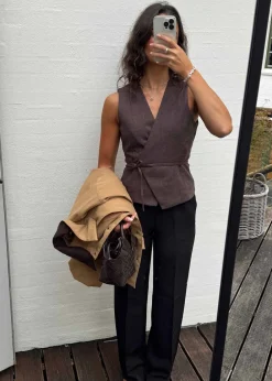 Samara Melange Waistcoat><noscript><img width=