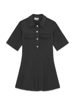 Scuba Neoprene Fitted Mini Dress></noscript>Ganni Hot