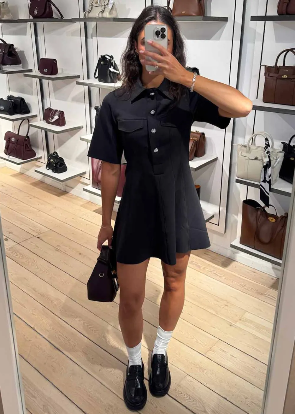 Scuba Neoprene Fitted Mini Dress>Ganni Hot