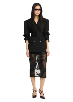 SEQUINS MIDI SKIRT></noscript>Rotate Hot