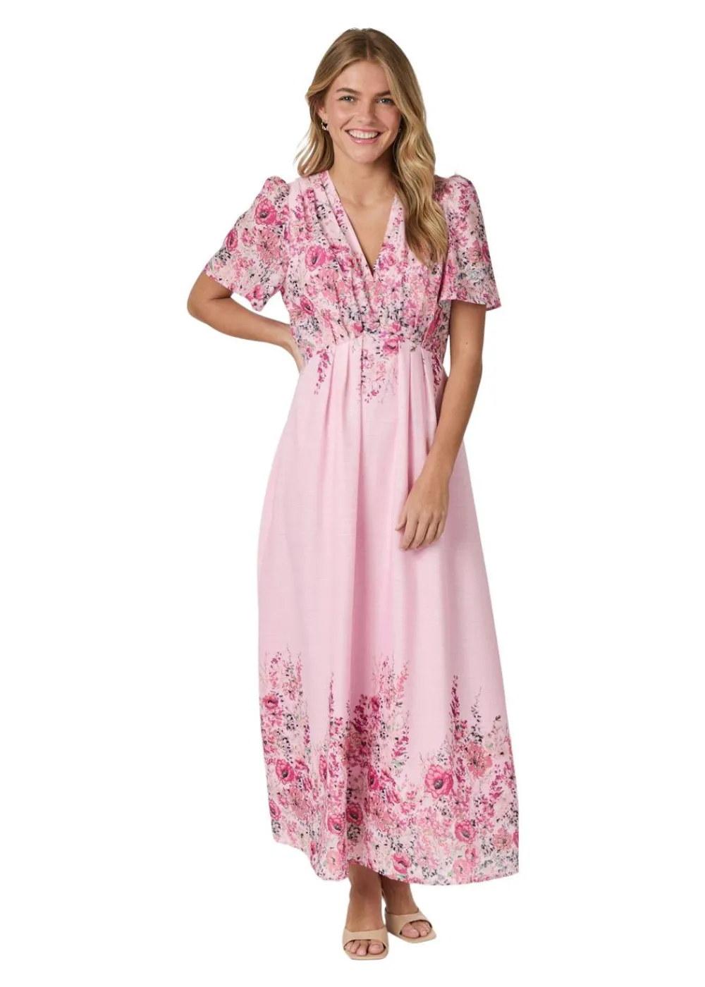 Serna Flower Print Dress>Neo Noir Outlet