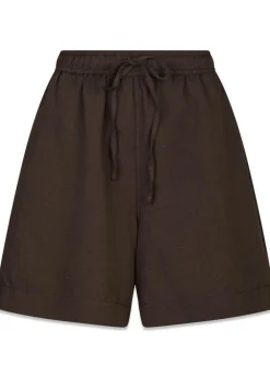 Shala Linen Shorts>Neo Noir Sale