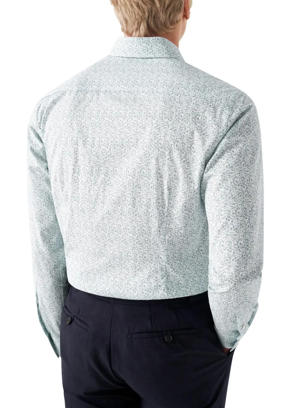 Slim Floral Print Shirt>Eton Hot