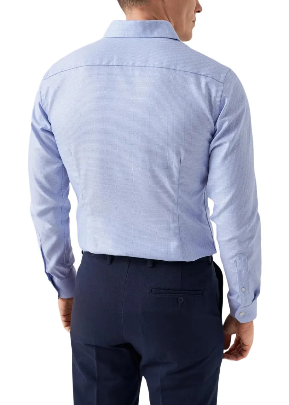 Slim Textured Twill Shirt>Eton Clearance