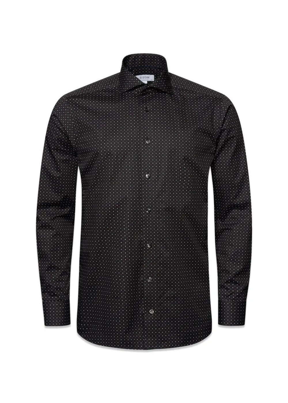 Slim-Geometric Print Signature Twill>Eton