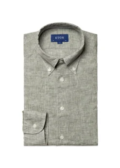 Slim-Linen Shirt>Eton Online
