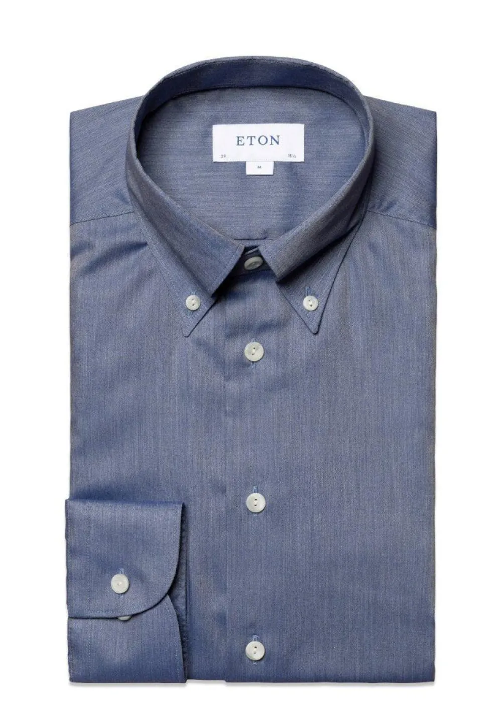 Slim-Twill Button Down Shirt>Eton Hot