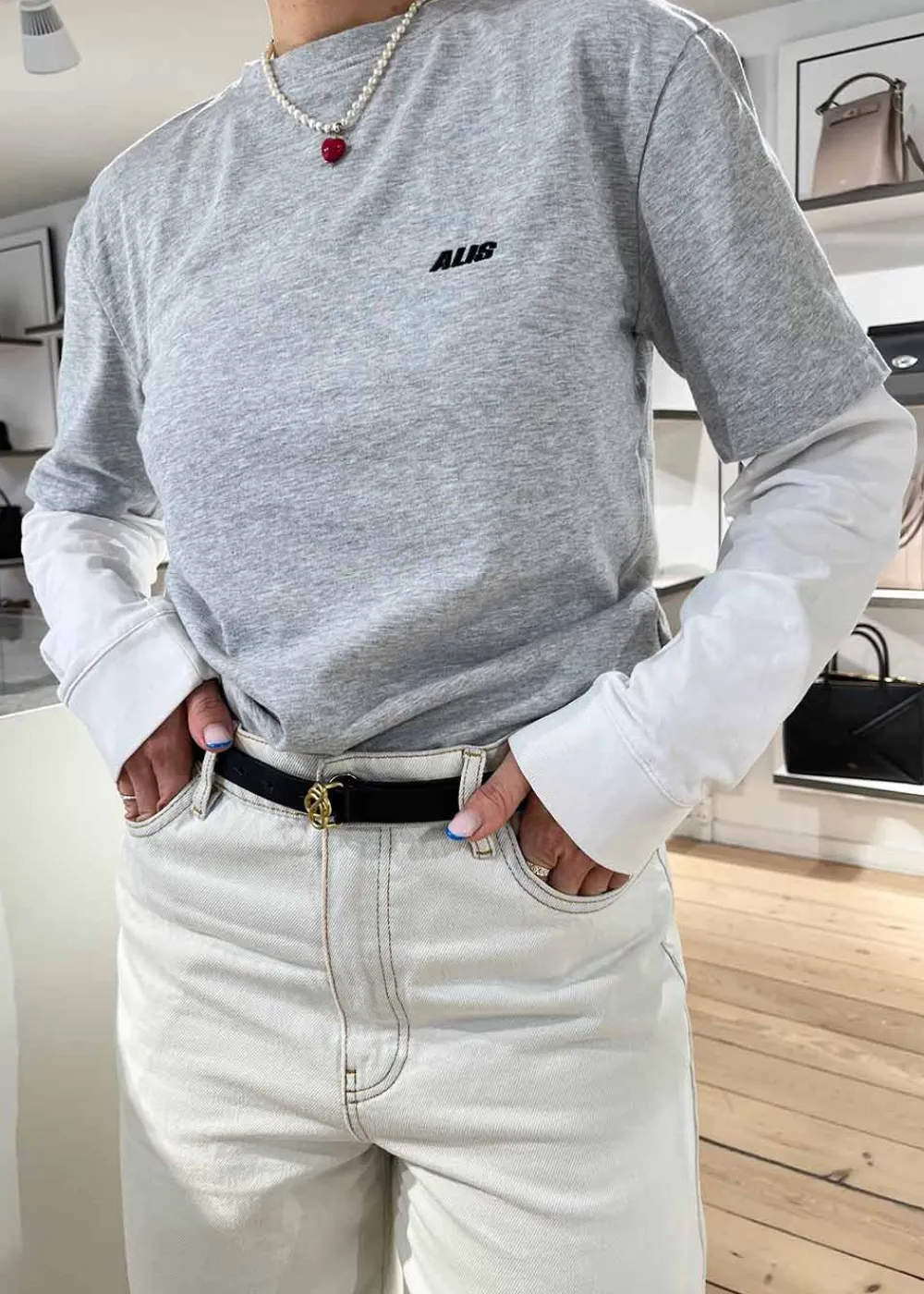 TOREY CROPPED T-SHIRT W/ LOGO>ALIS Best