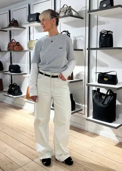 TOREY CROPPED T-SHIRT W/ LOGO><noscript><img width=