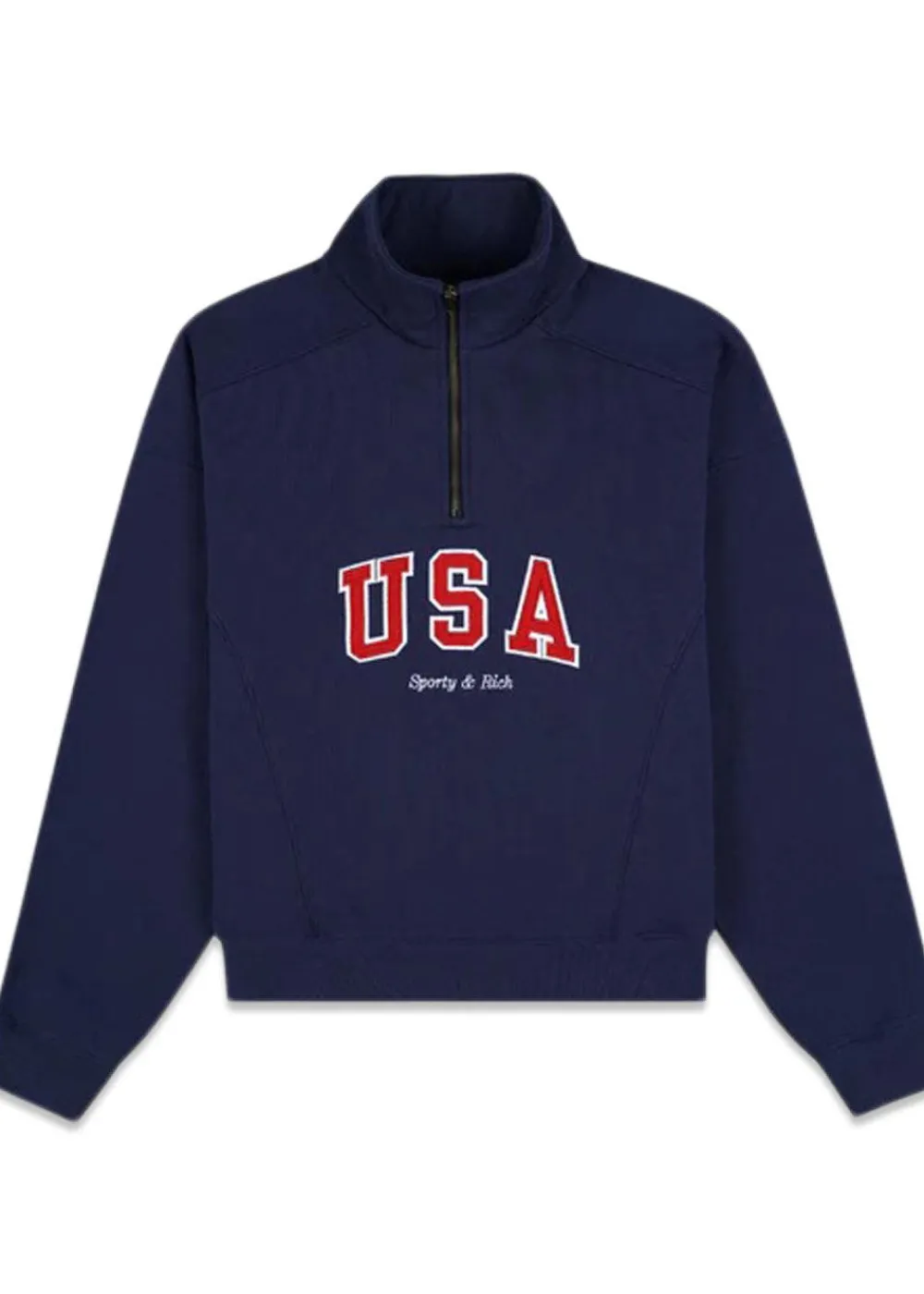 USA Quarter Zip>Sporty & Rich Clearance