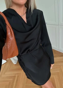 Vega Soft Satin Dress><noscript><img width=