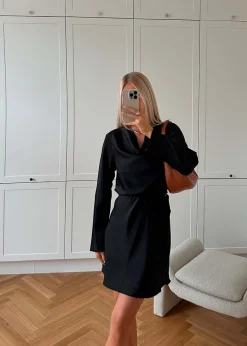 Vega Soft Satin Dress><noscript><img width=