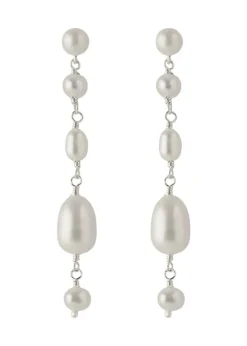 White Dreams Earrings length 45 mm>Pernille Corydon Online