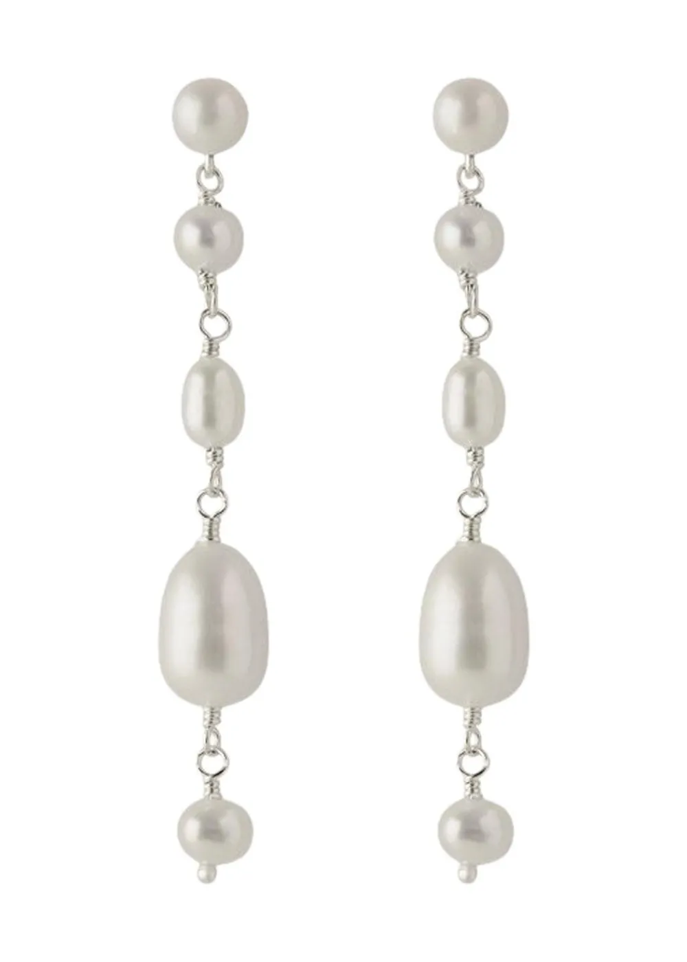 White Dreams Earrings length 45 mm>Pernille Corydon Online